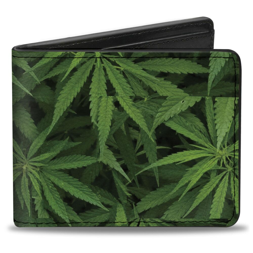 5610 Bifold Wallet Weed, Multi, 4.0" x 3.5"
